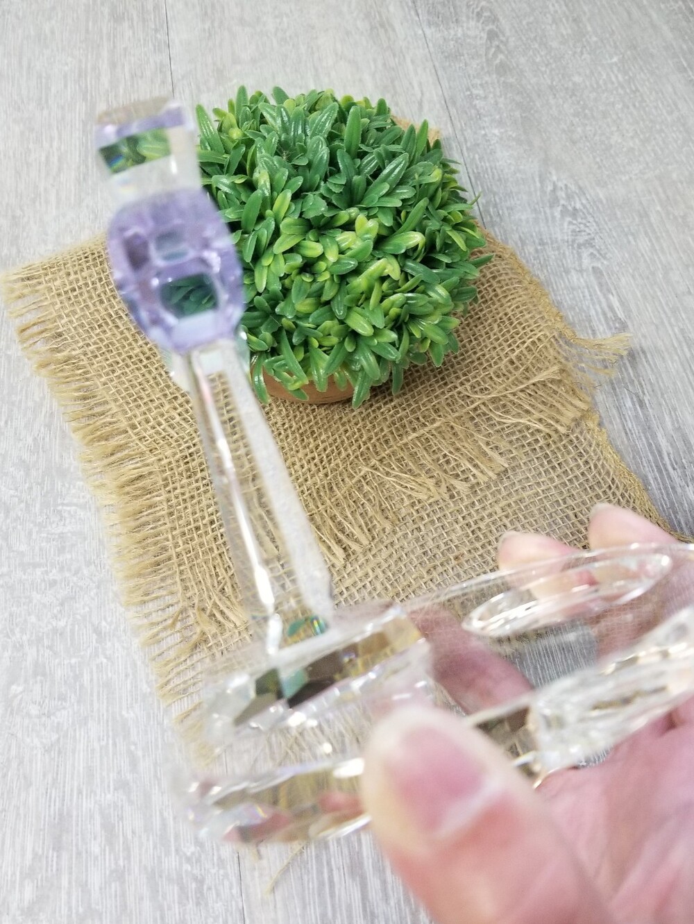 Crystal Cross Tealight Holder - Picture 6 of 11